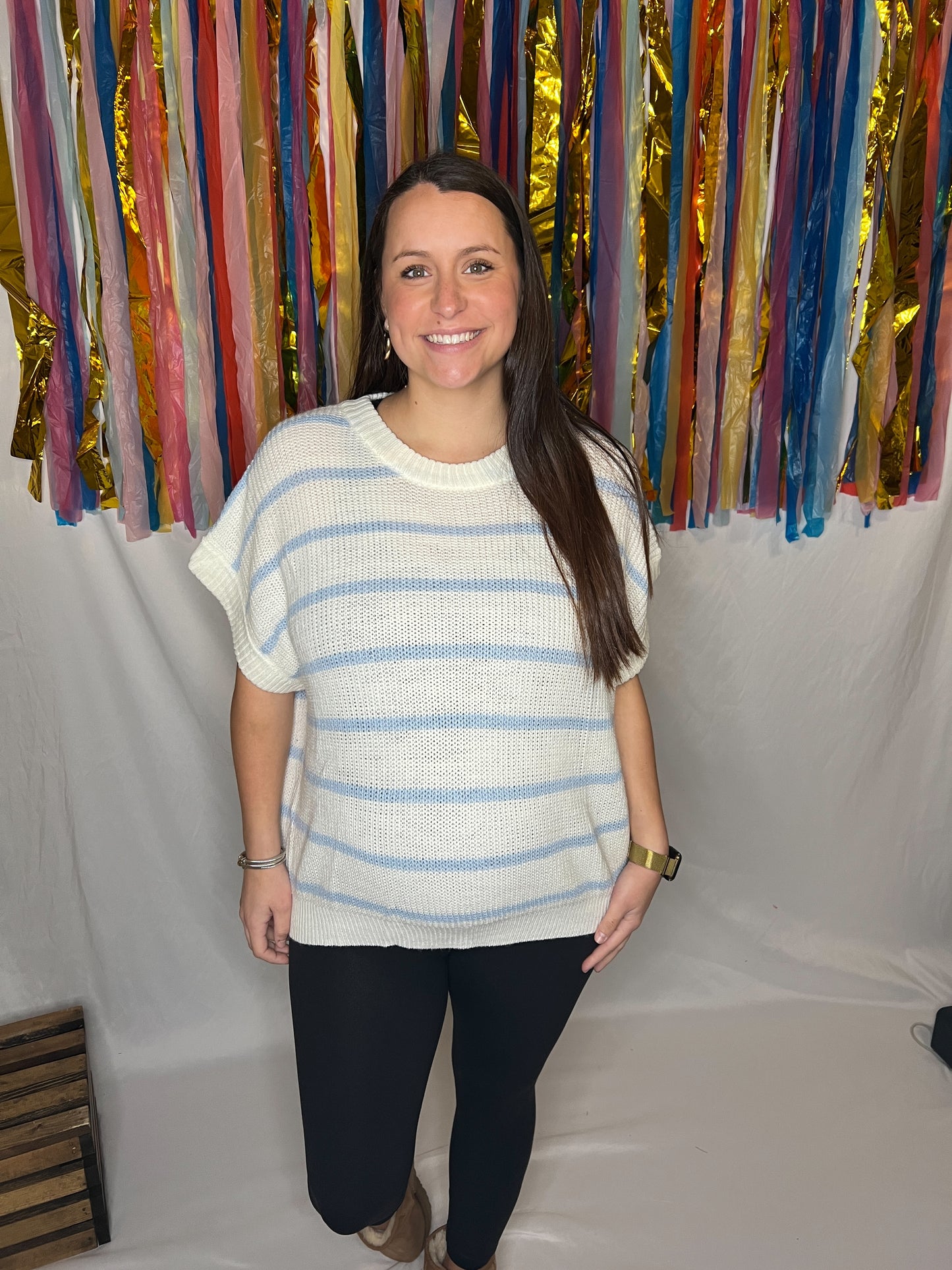 Coastal Drift Striped Sweater