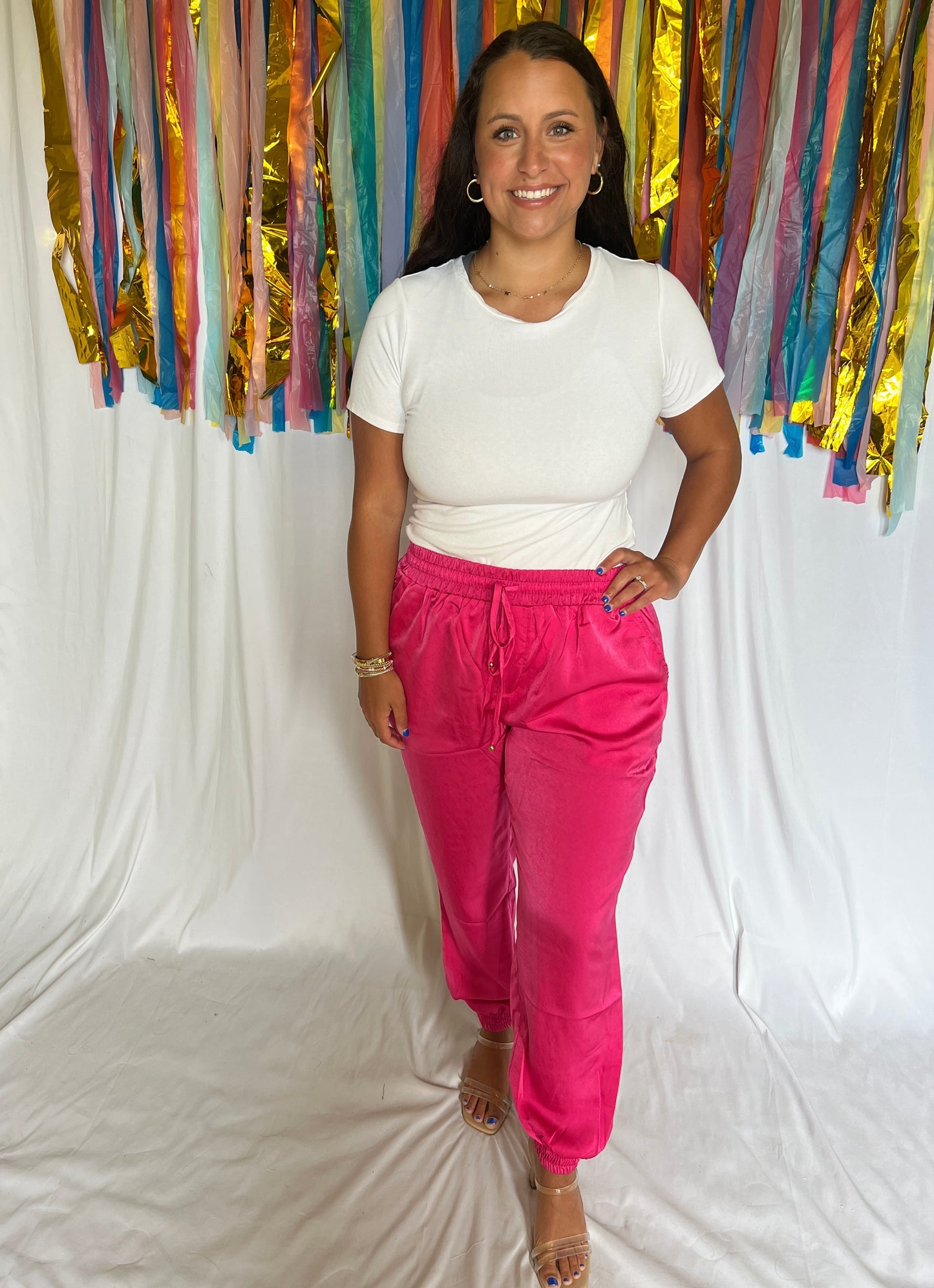 Day To Night Satin Joggers