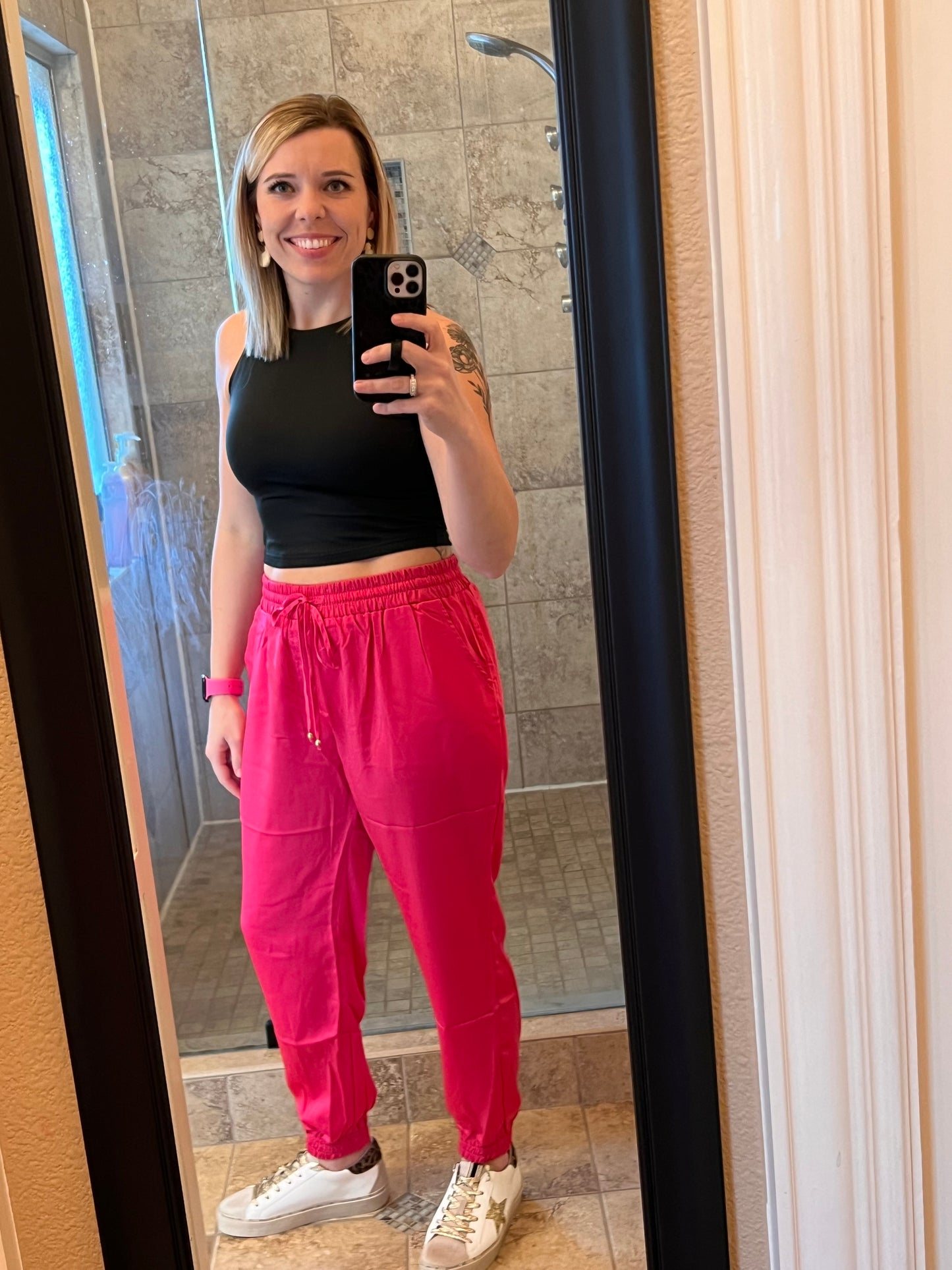 Day To Night Satin Joggers