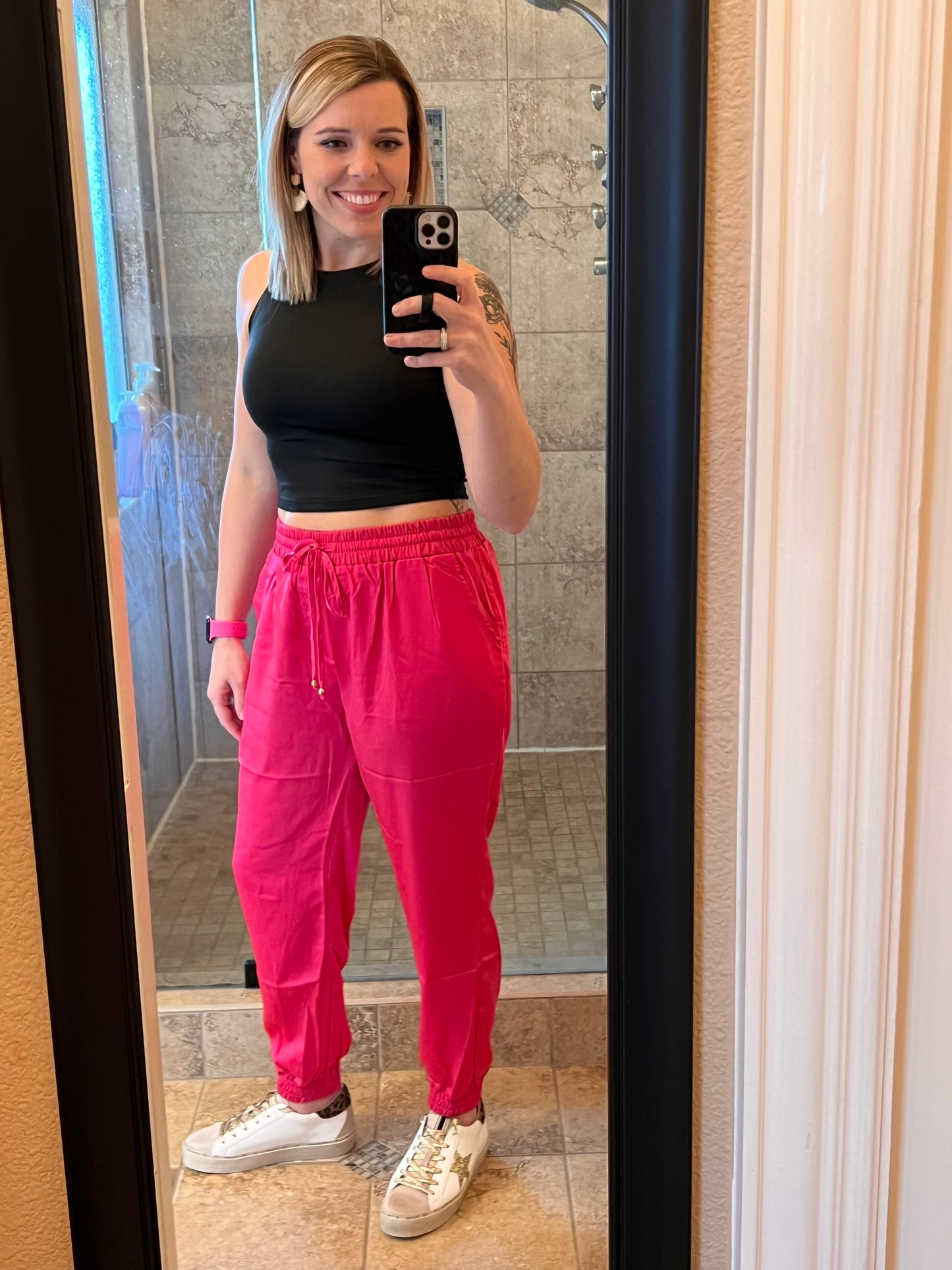 Day To Night Satin Joggers