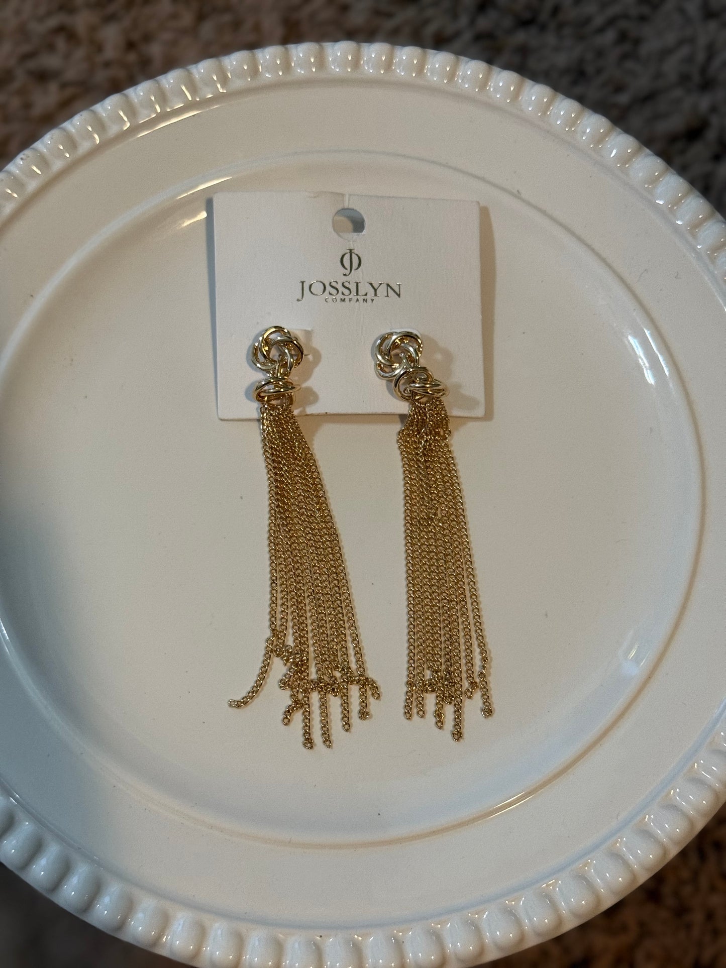 Gold Knot Earrings