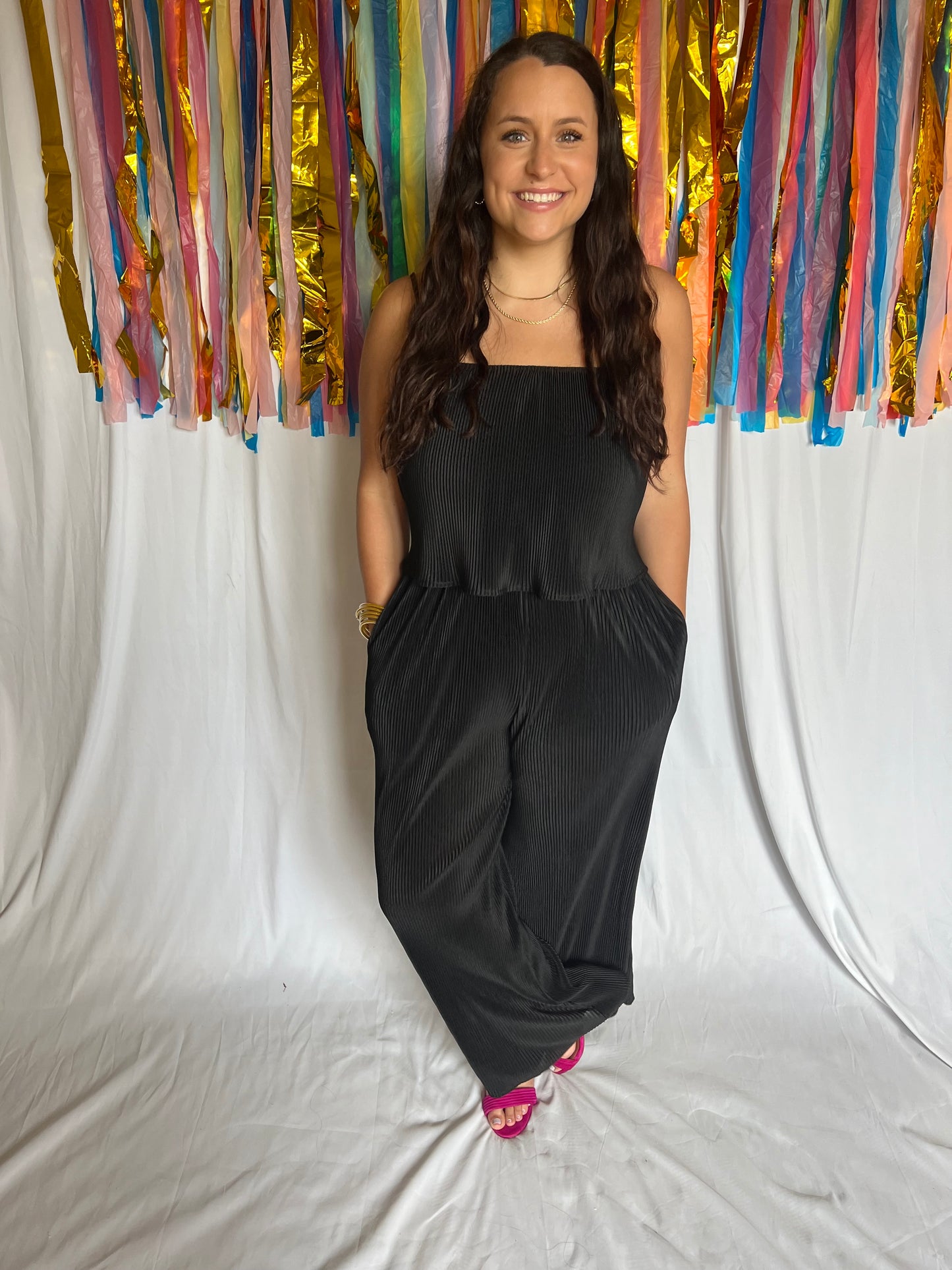 Pleated Jumpsuit