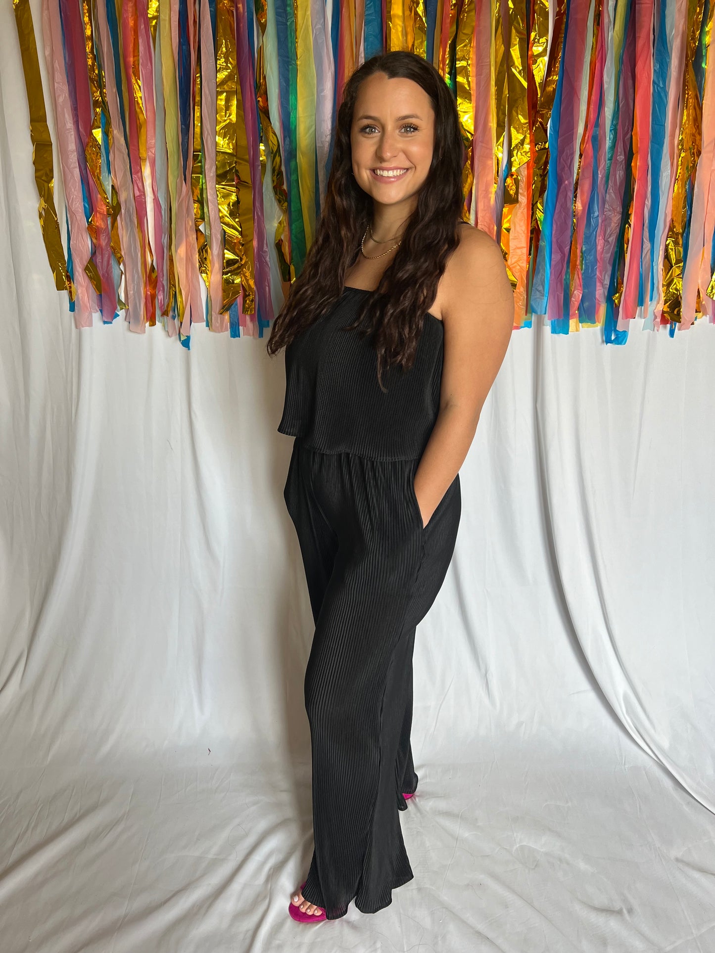Pleated Jumpsuit