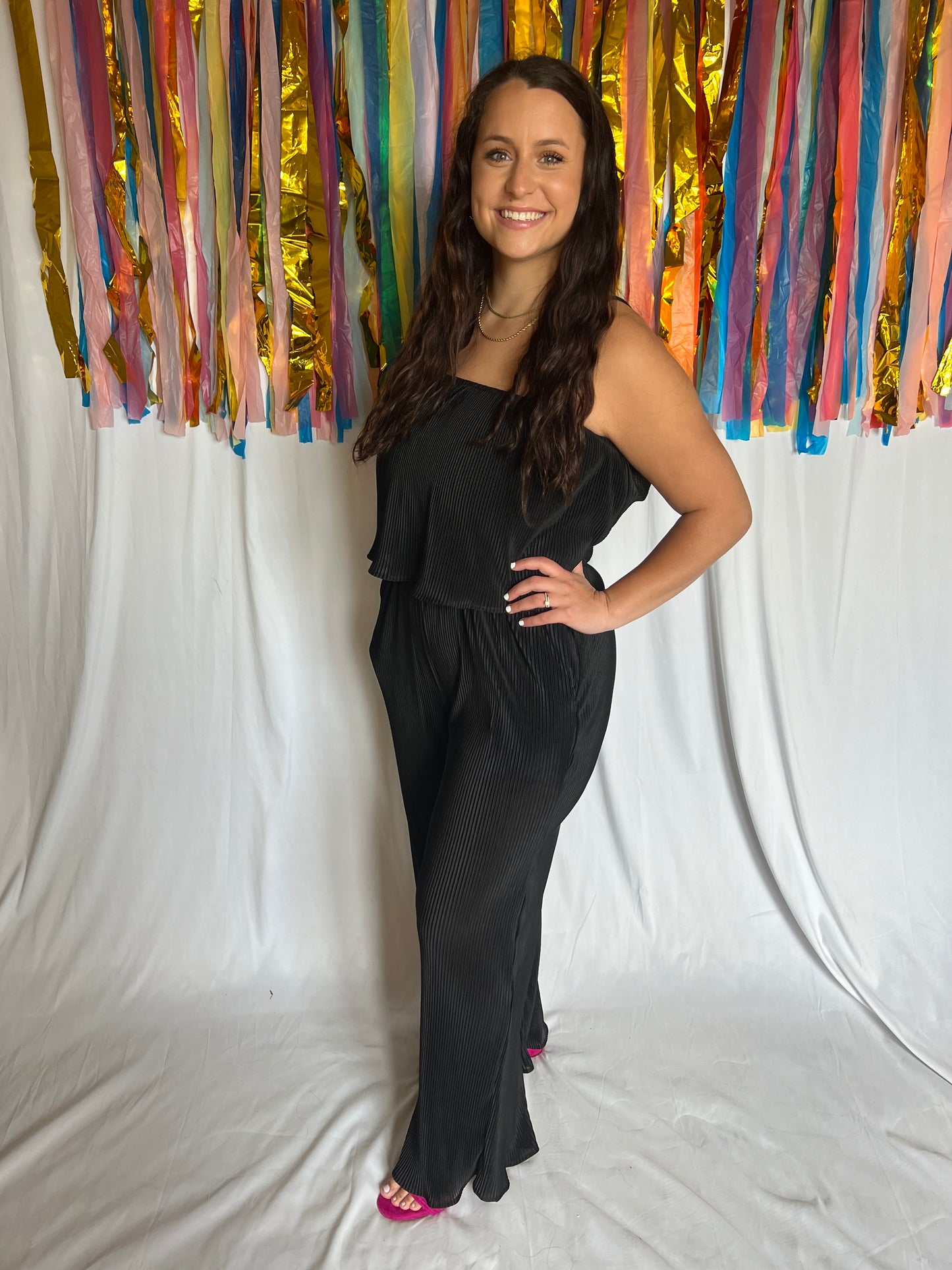 Pleated Jumpsuit
