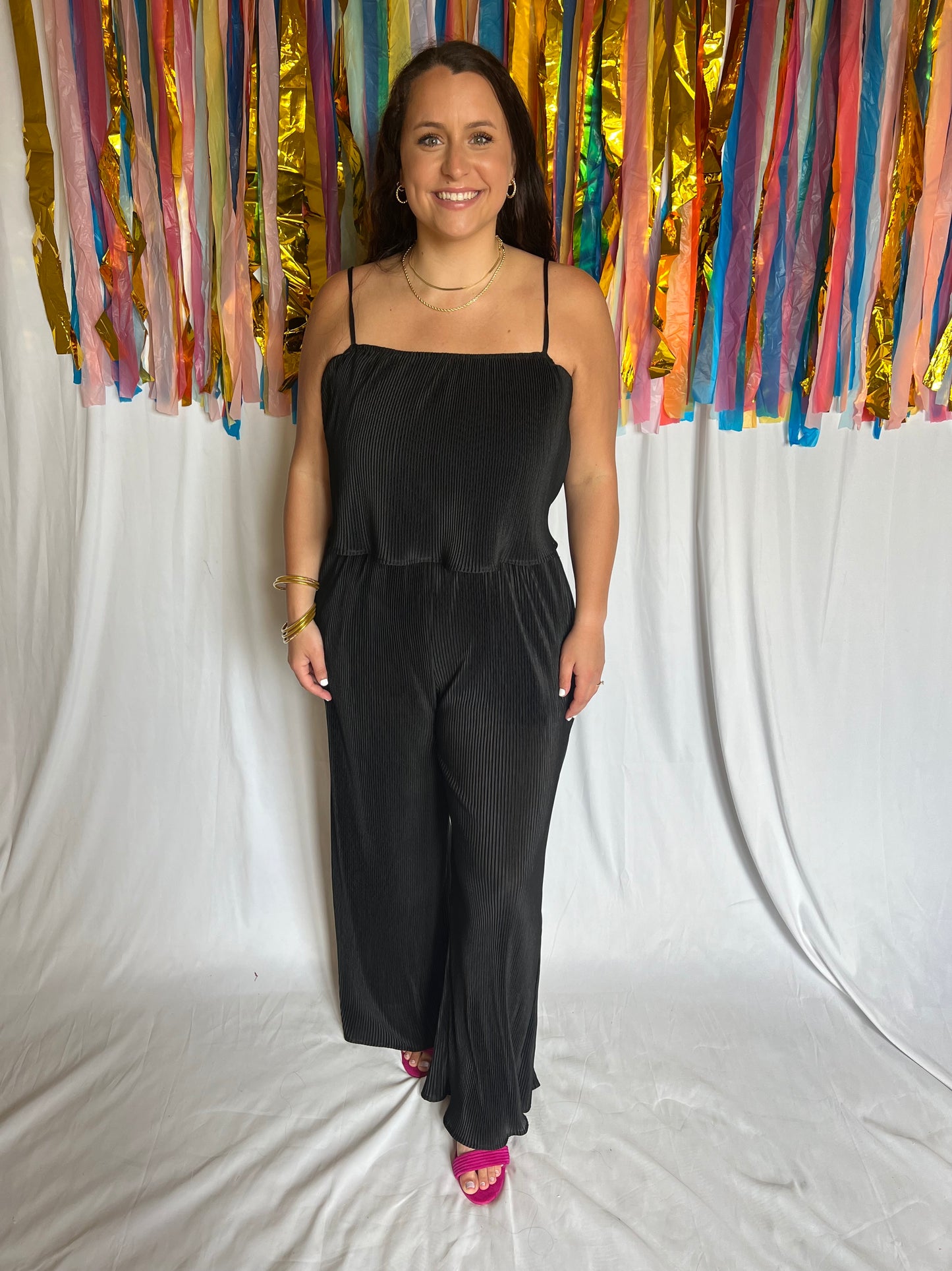 Pleated Jumpsuit