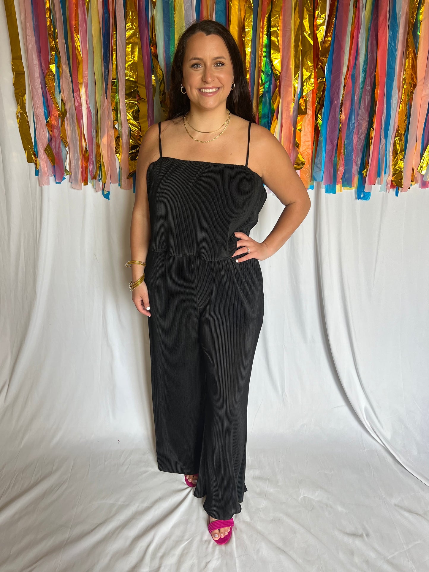 Pleated Jumpsuit