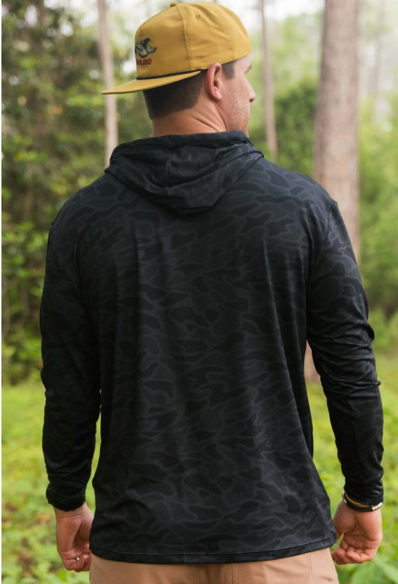 Burlebo Black Camo Performance Hoodie