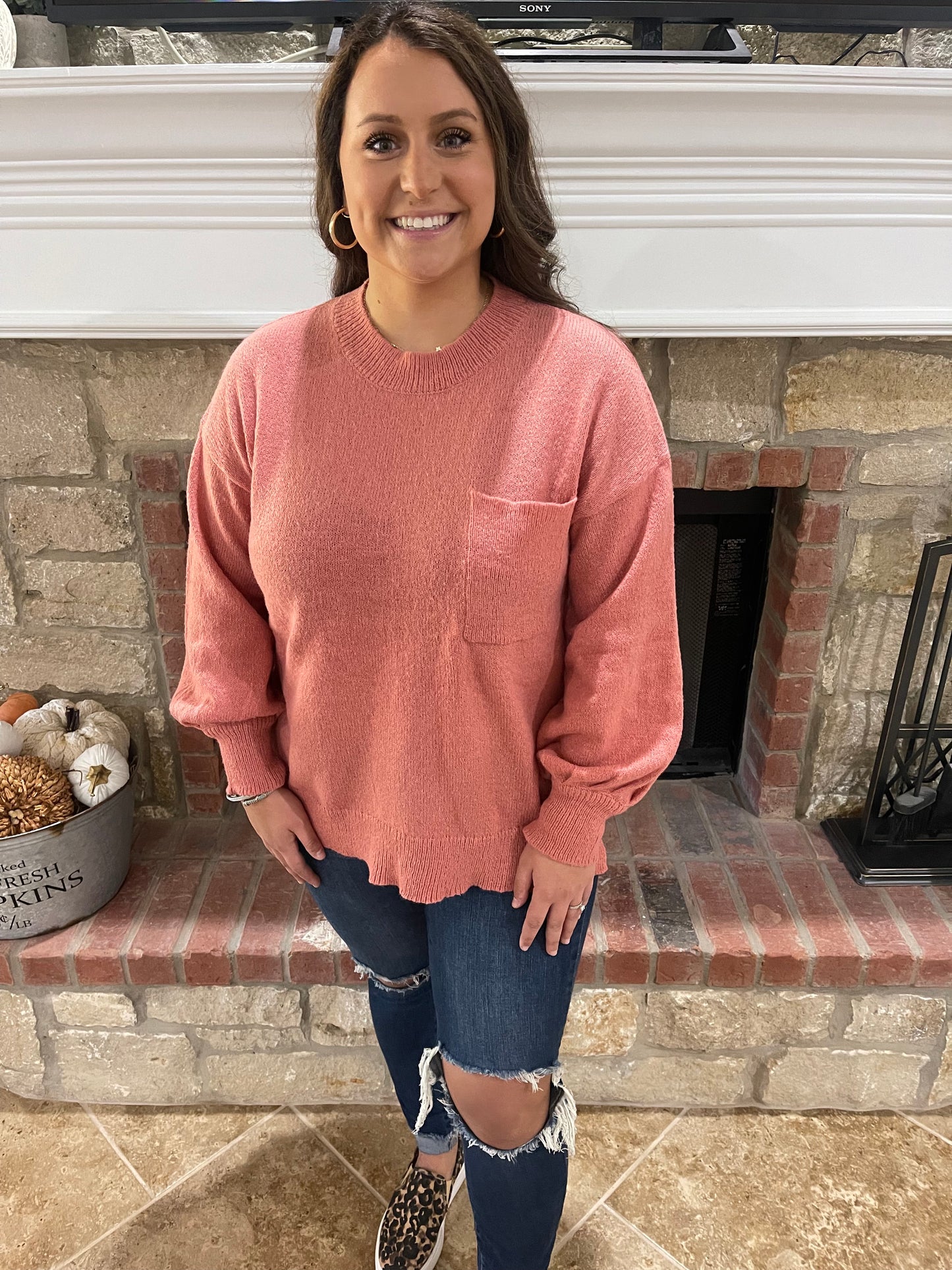 Peachy Sweater