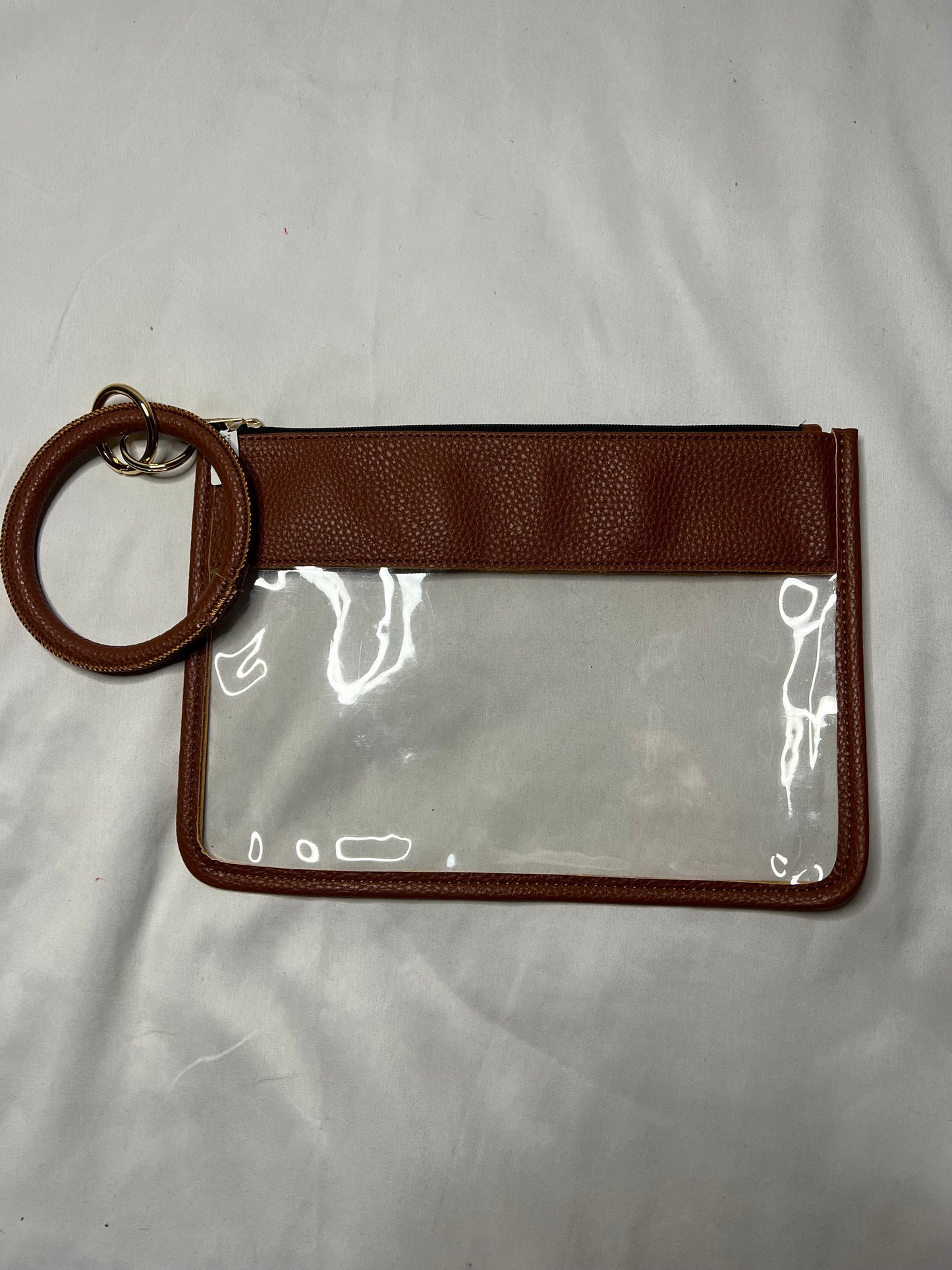 Key Ring with Clear Pouch