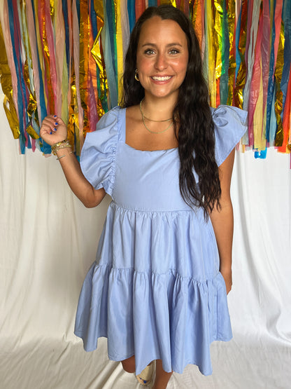 Something Blue Babydoll Dress