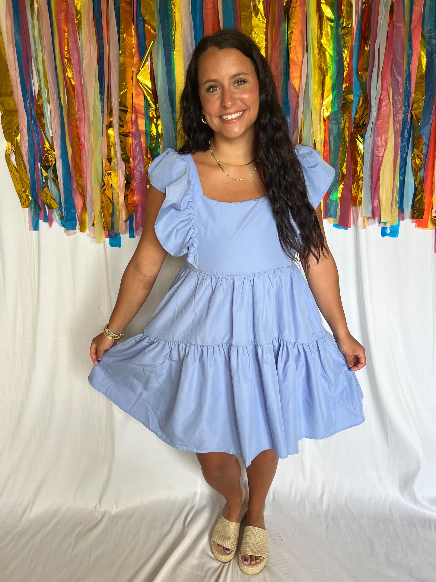 Something Blue Babydoll Dress