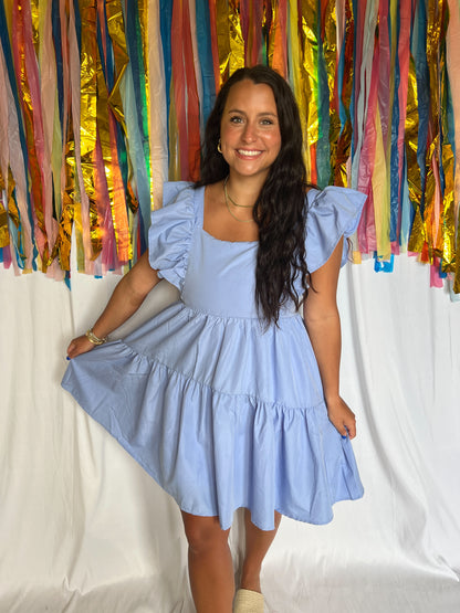 Something Blue Babydoll Dress