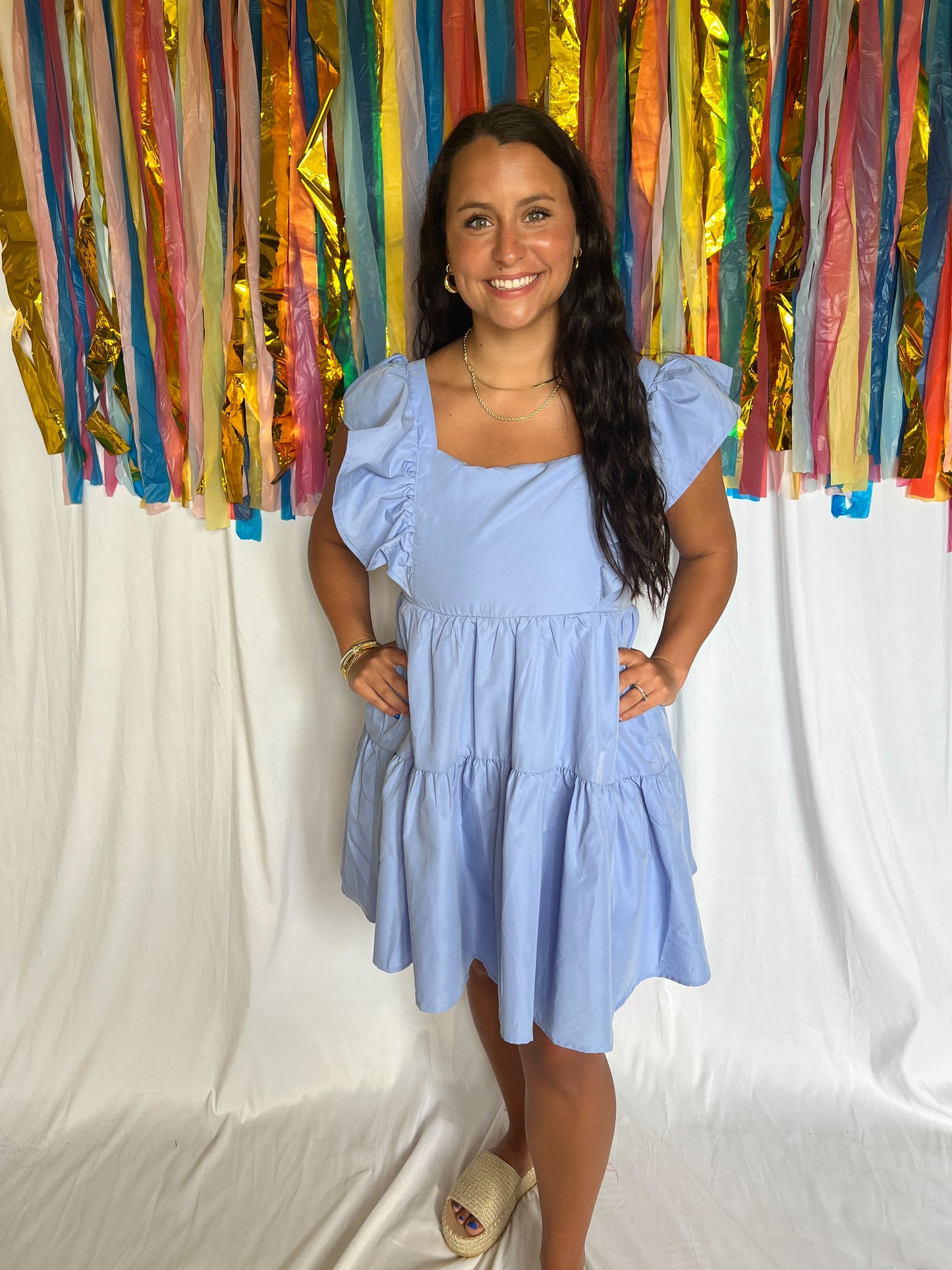 Something Blue Babydoll Dress