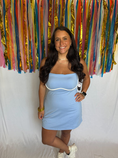 Swift Blue Athletic Dress